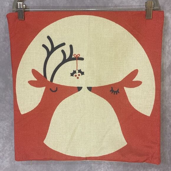 Holiday Christmas New Year Pillow Covers | Bundle of 6 | 18”x18” - Picture 5 of 12